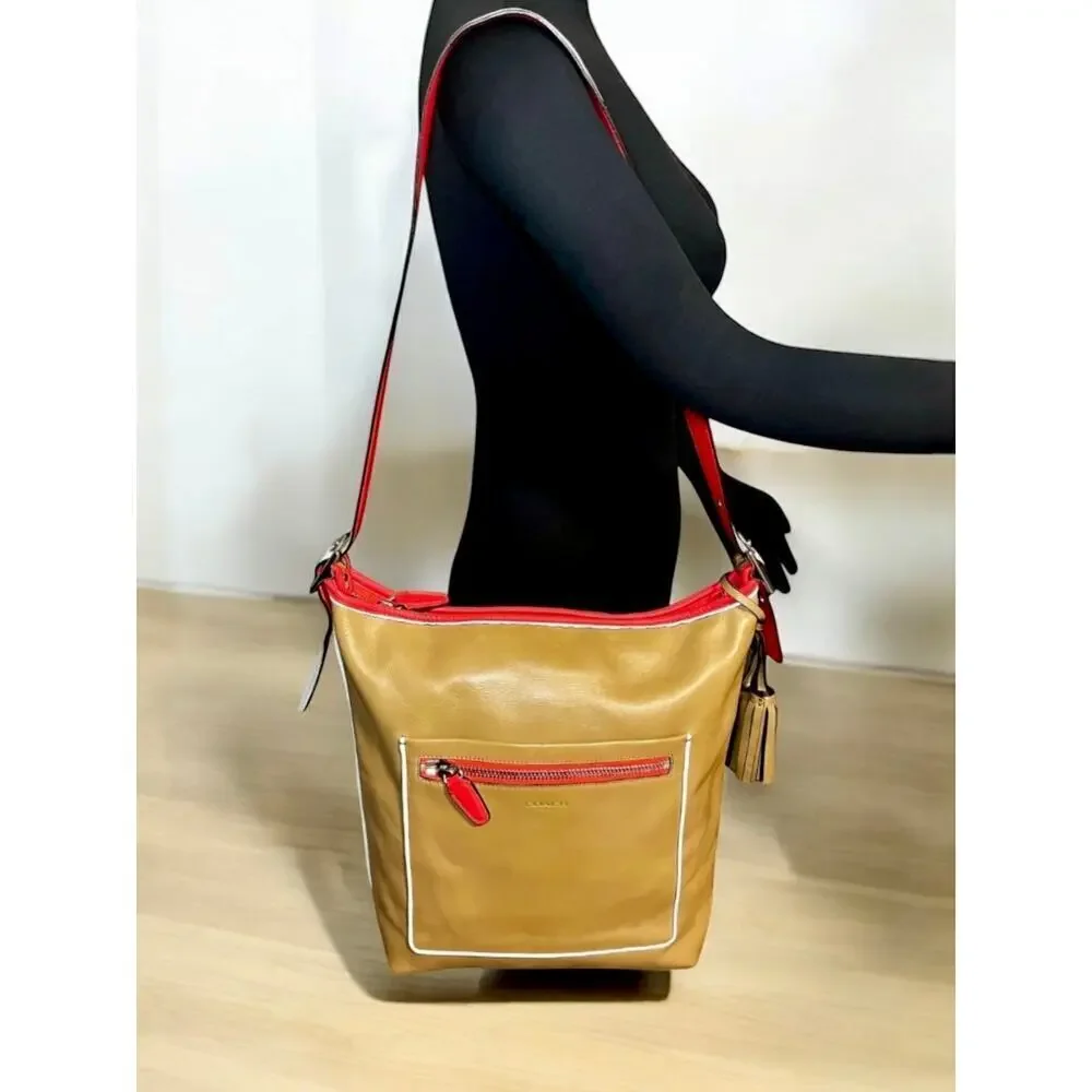 Coach 22414 Legacy Large Duffle Bag & 48885 Legacy Zip Wallet